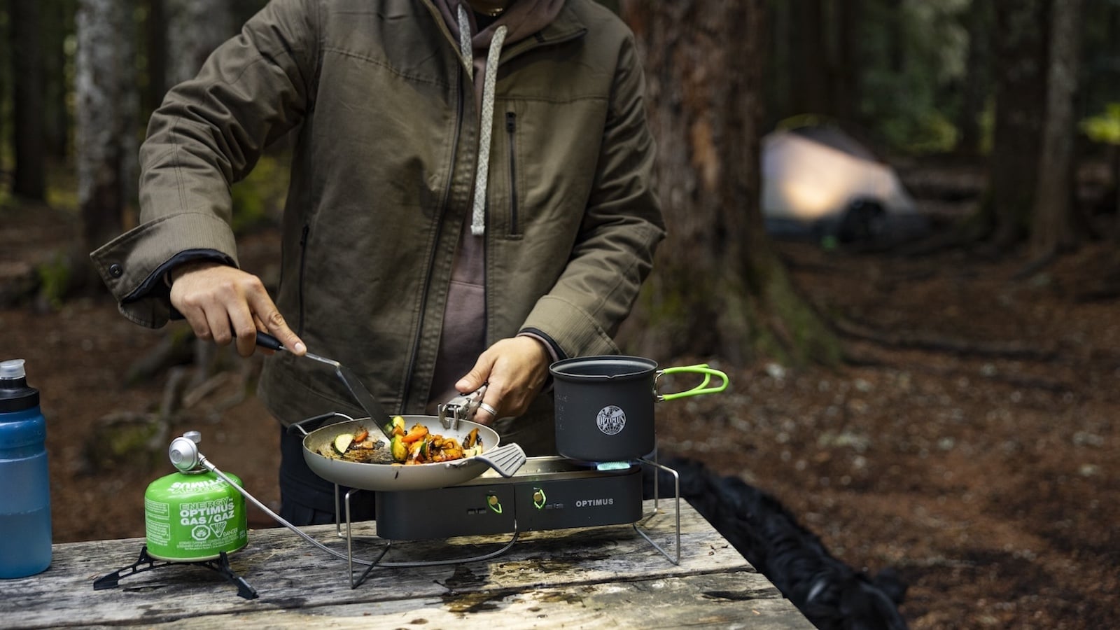 Optimus Gemini II Portable 2-Burner Propane Stove