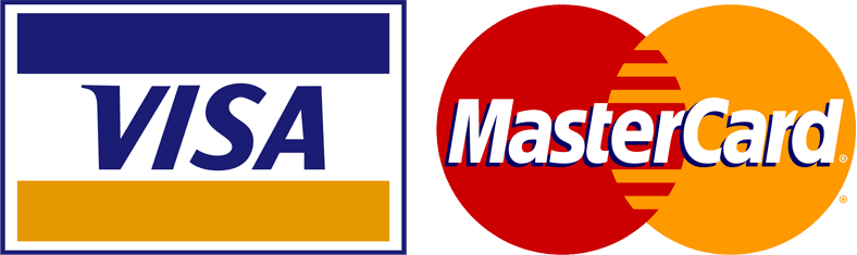 Visa and Mastercard accepted